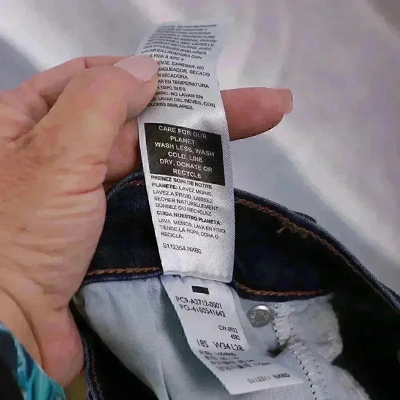 Women's Denizen by Levis Jeans High Rise Straight 38" x 28" - Picture 12 of 12